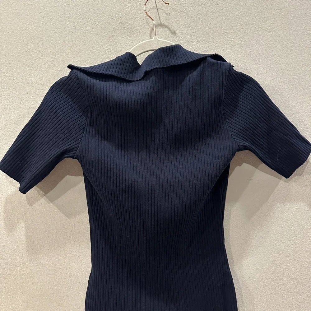 Cotton Citizen - Ibiza Short Sleeve Ribbed Polo Shirt - Picture 4 of 5